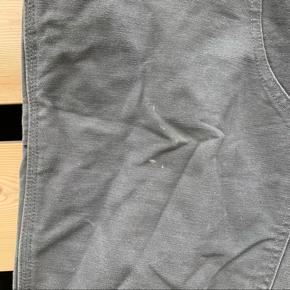 Gray Carhartt WIP Double Knee Pants 38x32 - Picture 3 of 7